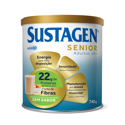 SUSTAGEN SENIOR ADULTO 50+ 740G S/SABOR SUSTAGEN SENIOR ADULTO 50+ 740G S/SABOR