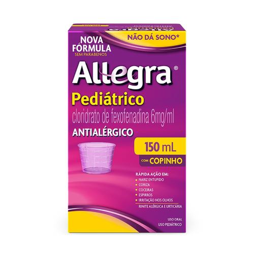 ALLEGRA PEDIATRICO 6MG/ML SUSP 150ML+COPO ALLEGRA PEDIATRICO 6MG/ML SUSP 150ML+COPO