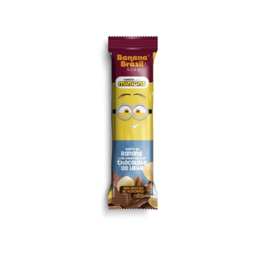 BARRA BANANA BRASIL MINIONS 22G CHOCOLATE AO LEITE BARRA BANANA BRASIL MINIONS 22G CHOCOLATE AO LEITE