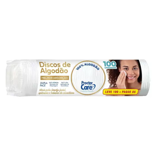 ALGODAO PROCTER CARE EM DISCO L100P85 UN ALGODAO PROCTER CARE EM DISCO L100P85 UN
