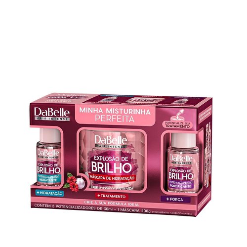 KIT MINHA MISTURINHA DABELLE 400G+2X30ML EXP DE BRILHO KIT MINHA MISTURINHA DABELLE 400G+2X30ML EXP DE BRILHO