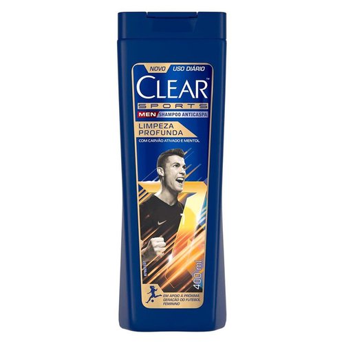 SHAMPOO CLEAR MEN SPORTS 400ML LIMPEZA PROFUNDA SHAMPOO CLEAR MEN SPORTS 400ML LIMPEZA PROFUNDA