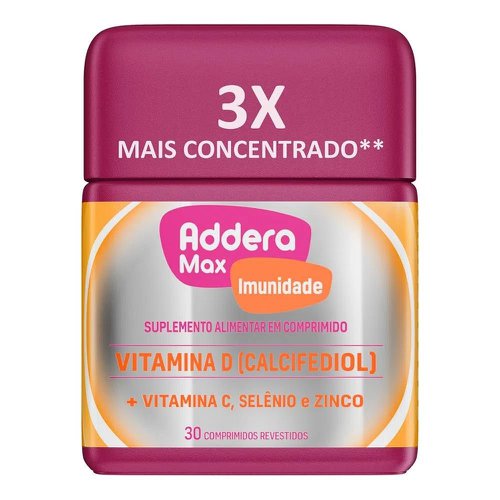 ADDERA MAX IMUNIDADE C/30 CPR REV ADDERA MAX IMUNIDADE C/30 CPR REV