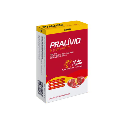 PRALIVIO 400MG CAPSULAS GEL MOLE PRALIVIO 400MG CAPSULAS GEL MOLE