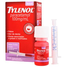 Tylenol Bebe 100Mg Ml, Caixa Com 1 Frasco Com 15Ml De Suspensao De Uso Oral + Seringa Dosadora Tylenol Bebe 100Mg Ml, Caixa Com 1 Frasco Com 15Ml De Suspensao De Uso Oral + Seringa Dosadora