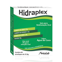 Hidraplex 4 Envelopes Com 27,9G De Po Para Solucao De Uso Oral, Sabor Agua De Coco Hidraplex 4 Envelopes Com 27,9G De Po Para Solucao De Uso Oral, Sabor Agua De Coco