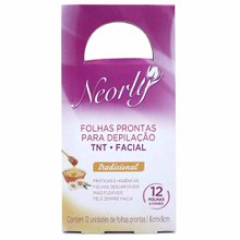 Folhas Prontas para Depilação Corporal Neorly TNT tradicional com 8 pares Folhas Prontas para Depilação Corporal Neorly TNT tradicional com 8 pares