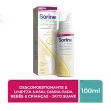 Sorine Ssc Jet Baby 0,9 , Caixa Com 1 Frasco Com 100Ml De Solucao De Uso Nasal Sorine Ssc Jet Baby 0,9 , Caixa Com 1 Frasco Com 100Ml De Solucao De Uso Nasal