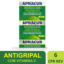 Apracur 1Mg + 100Mg + 50Mg, Blister Com 6 Comprimidos Revestidos Apracur 1Mg + 100Mg + 50Mg, Blister Com 6 Comprimidos Revestidos