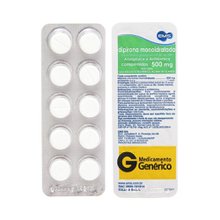 Dipirona Monoidratada Comprimido Ems 500Mg, Blister Com 10 Comprimidos Dipirona Monoidratada Comprimido Ems 500Mg, Blister Com 10 Comprimidos