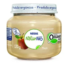 Papinha Orgânica Nestlé NaturNes Sem Adição de Açúcares 6+ meses, maçã, pote com 120g Papinha Orgânica Nestlé NaturNes Sem Adição de Açúcares 6+ meses, maçã, pote com 120g