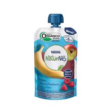Purê Orgânico Nestlé NaturNes Zero Adição de Açúcar 6+ meses, banana, maçã e framboesa, pouch com 99g Purê Orgânico Nestlé NaturNes Zero Adição de Açúcar 6+ meses, banana, maçã e framboesa, pouch com 99g