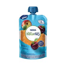 Purê Orgânico Nestlé NaturNes Zero Adição de Açúcar 6+ meses, maçã e ameixa, 1 unidade com 99g Purê Orgânico Nestlé NaturNes Zero Adição de Açúcar 6+ meses, maçã e ameixa, 1 unidade com 99g