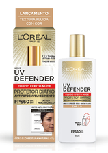Protetor Solar Facial Loreal Fluido Uv Defender Fps60 Com 40Gr Protetor Solar Facial Loreal Fluido Uv Defender Fps60 Com 40Gr