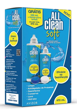 Kit Solução para Lentes de Contato All Clean Soft 350ml Grátis 120ml + Estojo para Lentes Kit Solução para Lentes de Contato All Clean Soft 350ml Grátis 120ml + Estojo para Lentes