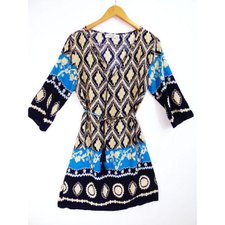 Vestido Manga 3/4 Ref. Y-68bl Vestido Manga 3/4 Ref. Y-68bl