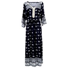 Vestido Longo Com Strass Na Gola Vestido Longo Com Strass Na Gola
