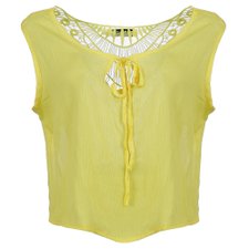 Cropped Feminino Ref. 618#YE Cropped Feminino Ref. 618#YE