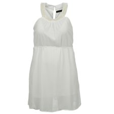 Vestido com pedras brilhantes Ref. A1150WH Vestido com pedras brilhantes Ref. A1150WH