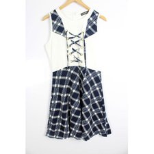 Vestido Estampado com Amarração Ref. W6018BL Vestido Estampado com Amarração Ref. W6018BL