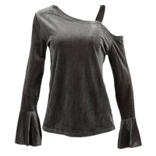 Blusa Manga Flare Aveludada Ref. SD-652GY Blusa Manga Flare Aveludada Ref. SD-652GY