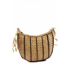 Bolsa Hobo Transversal Cor da Estação Com Tachas Bolsa Hobo Transversal Cor da Estação Com Tachas