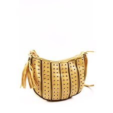 Bolsa Hobo Transversal Cor da Estação Com Tachas Bolsa Hobo Transversal Cor da Estação Com Tachas