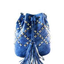 Bolsa Saco C/ Tassel e Detalhes Dourados Bolsa Saco C/ Tassel e Detalhes Dourados