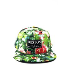 Boné Snapback Florido e Estampa Bordada Boné Snapback Florido e Estampa Bordada