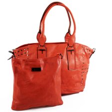 Kit 2 Bolsas Ombro com Tachas Decorativas e Transversal Kit 2 Bolsas Ombro com Tachas Decorativas e Transversal