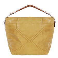 Bolsa Hobo com Detalhes Trançados Na Alça Bolsa Hobo com Detalhes Trançados Na Alça