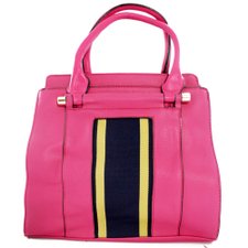 Bolsa De Ombro com Detalhes Dourados e Têxtil Bolsa De Ombro com Detalhes Dourados e Têxtil