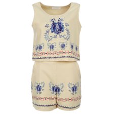 Conjuntinho Regata E Shorts Estampa Étnica Conjuntinho Regata E Shorts Estampa Étnica