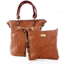 Kit 2 Bolsas Saco De Ombro com Detalhes em Corrente e Transversal Kit 2 Bolsas Saco De Ombro com Detalhes em Corrente e Transversal