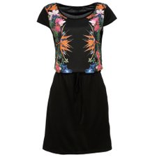 Vestido Estampa Floral com Cordão de Amarração Vestido Estampa Floral com Cordão de Amarração