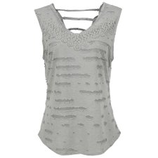Regata com Renda e Tachas Regata com Renda e Tachas