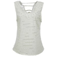 Regata com Renda e Tachas Regata com Renda e Tachas