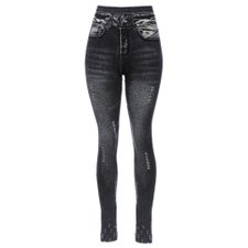 Calça Legging Fake Jeans Calça Legging Fake Jeans