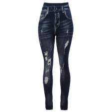 Calça Legging Fake Jeans Calça Legging Fake Jeans