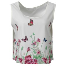 Blusa Regata Estampa Floral Blusa Regata Estampa Floral