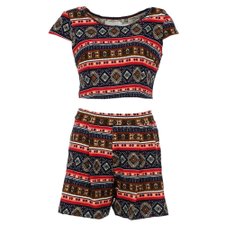 Conjuntinho Blusinha e Short Estampado Conjuntinho Blusinha e Short Estampado