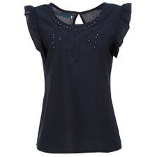Regata com Babado Tachas e Guipir Regata com Babado Tachas e Guipir