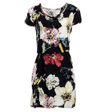 Vestido Acinturado Floral Vestido Acinturado Floral