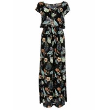 Vestido Longo Estampado Acompanha Pingente Vestido Longo Estampado Acompanha Pingente