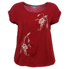 Blusa Gola Canoa e Renda (Plus Size) Blusa Gola Canoa e Renda (Plus Size)