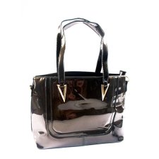 Bolsa de Verniz Detalhes Metálicos Bolsa de Verniz Detalhes Metálicos