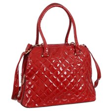 Bolsa De Ombro Verniz Com Matelassê Bolsa De Ombro Verniz Com Matelassê