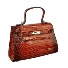 Bolsa de Mão Verniz Animal Print Bolsa de Mão Verniz Animal Print
