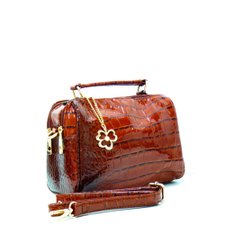 Bolsa de Verniz Com Estampa Animal Print Bolsa de Verniz Com Estampa Animal Print