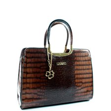Bolsa Verniz Estampa Animal Print Bolsa Verniz Estampa Animal Print
